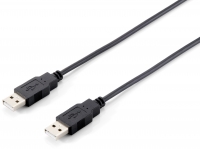 Equip USB Kabel 2.0 A -> A St/St 1.80m 480Mbps sw Polybeutel