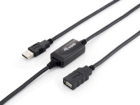 Equip USB Kabel 2.0 A -> A Verl. St/Bu 10.00m 480Mbps akt.sw