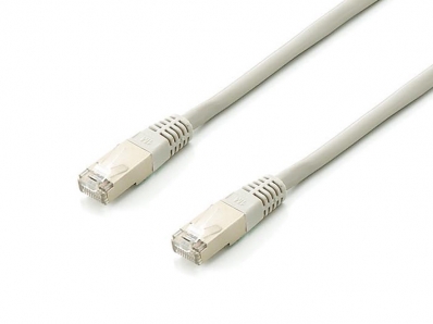 Equip Patchkabel Cat6A 5x/set S/FTP 2xRJ45 10.00m gr Plat.