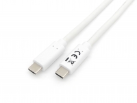 Equip USB Kabel 3.2 C -> C St/St 1.00m 3A/20V ws