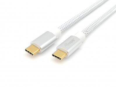 Equip USB Kabel 3.2 C -> C St/St 0.50m 5A 4K/60Hz ws