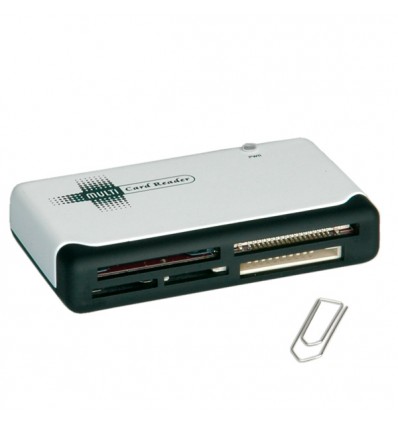 VALUE USB 2.0 Notebook Card Reader 50+ white/black
