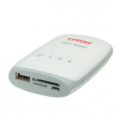 ROLINE Wireless Card Reader for Smartphone/Tablet white