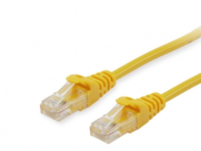Equip Patchkabel Cat6 U/UTP 2xRJ45 2.00m gelb Polybeutel