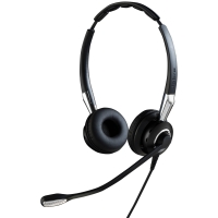 Jabra Headset BIZ 2400 II Duo NC Überkopfbügel schnurgebund.