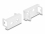 Delock Easy 45 Module Plate Round cut-out 2 x M8 Anti-twist, 45 x 22.5 mm white