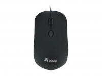 Equip Optische Maus USB Comfort 4 Tasten R+L schwarz