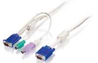 Level One LevelOne KVM Kabel ACC-2103 USB+PS/2 5,00m