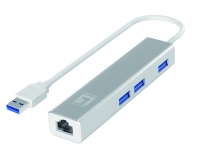 Level One LevelOne Adapter USB3.0-> RJ45 10/100/1000,3xUSB3.0 0.15m si