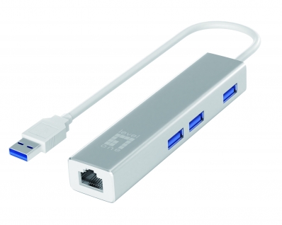 Level One LevelOne Adapter USB3.0-> RJ45 10/100/1000,3xUSB3.0 0.15m si