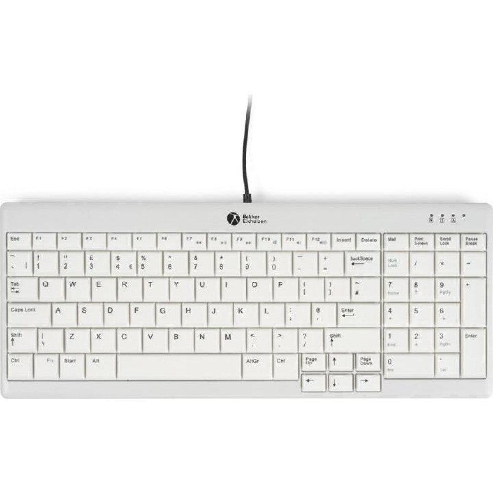 Bakker Elkhuizen BakkerElkhuizen Tastatur Ultraboard 960 V2 Compact DE Layout retail