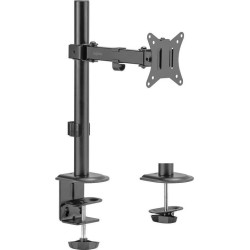 Logilink Monitorhalterung,Armlänge 200 mm, Stahl, Schwarz