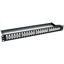 Logilink Patchpanel 19" für 48 Keystone Module, 1 HE