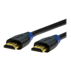 Logilink HDMI-Kabel Ethernet High Speed, 4K2K/60Hz,1.00m sw. bulk