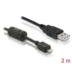 USB kabelis, mikro-A St/ A St, 2m