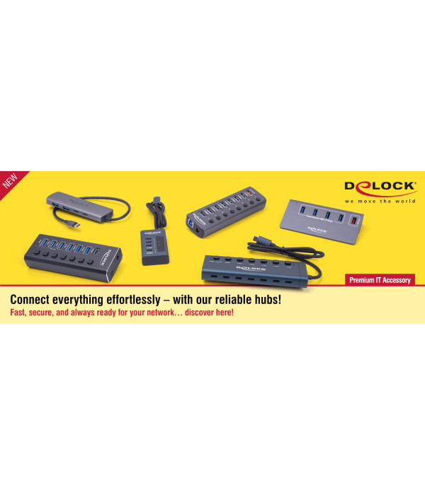 Connect with Delock Hub