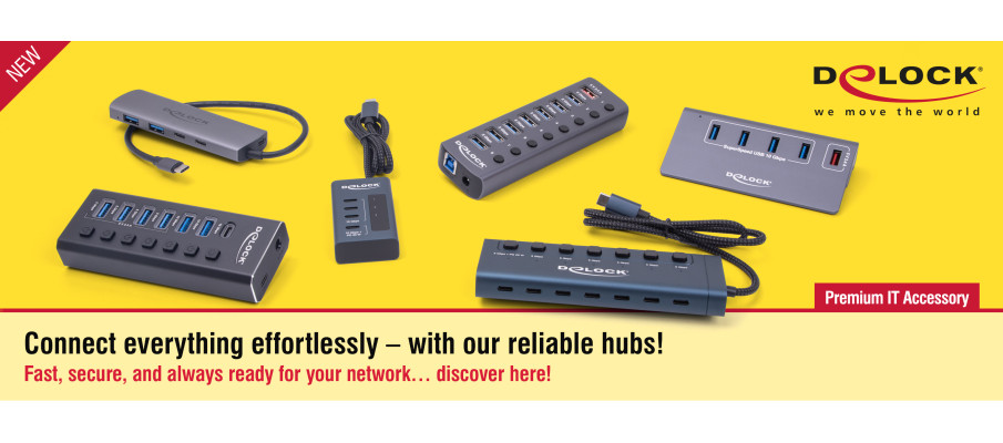 Connect with Delock Hub