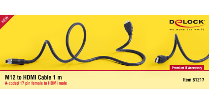 Delock M12 connectors: safe and robust industrial solutions for automation and transport