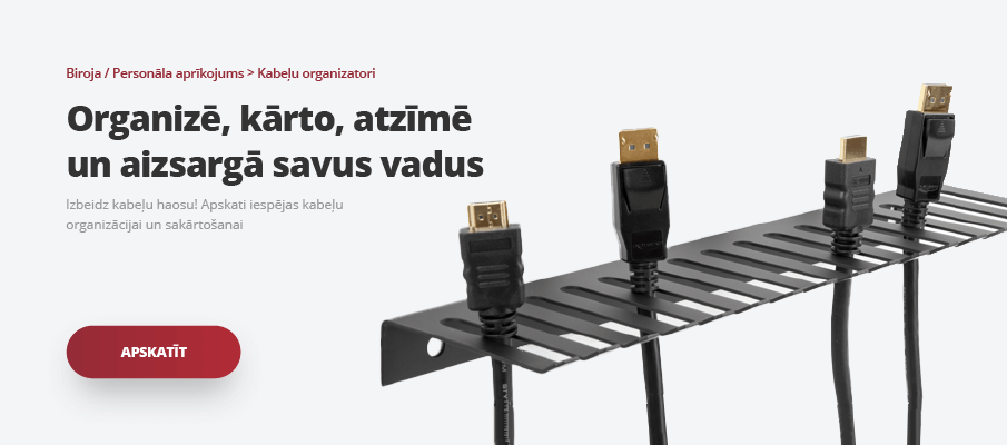 Kabeļu organizēšana