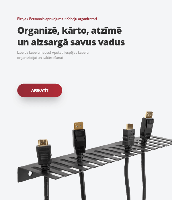 Kabeļu organizēšana