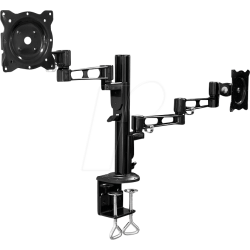 Logilink Monitorhalterung 2-fach, 13-26", Aluminium