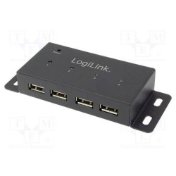 Logilink USB 2.0 Hub 4-port, Metall