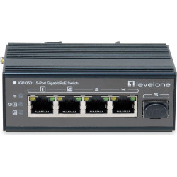 Level One LevelOne Switch  5x GE IGP-0501 4xGE 1xGSFP           4xPoE+