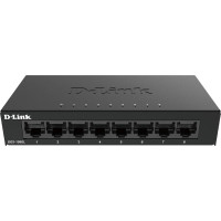 D-Link DGS-108GL Nepārvaldīts Gigabit Ethernet (10/100/1000) Melns