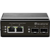 Level One LevelOne IGP-0432 tīkla pārslēgs Nepārvaldīts Gigabit Ethernet (10/100/1000) Power over Ethernet (PoE) Melns