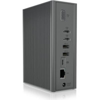 Icy Box IB-DK2262AC Vadu USB 3.2 Gen 1 (3.1 Gen 1) Type-C Antracīts