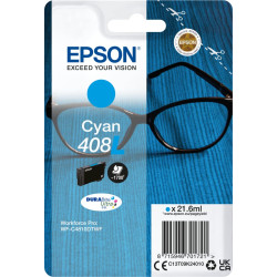 Epson 408L DURABrite Ultra tintes kārtridžs 1 pcs Oriģināls Augsta (XL) produktivitāte Tirkīzzils