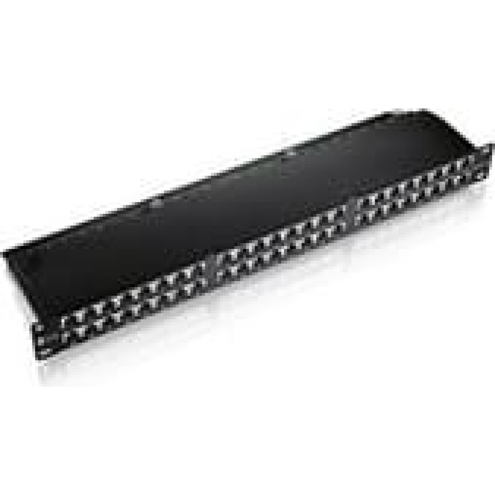 Equip Patchpanel 48x RJ45 Cat6  19" 1HE schwarz Premium