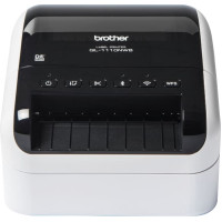 Brother QL-1110NWB etiķešu printeris Tieši temiskā 300 x 300 DPI 110 mm/sec Vadu & Bezvadu Ethernet/LAN savienojums DK Wi-Fi Bluetooth