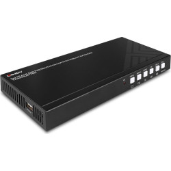 Lindy Extender Transmitter mit HDMI,DP,Typ-C Inputs HDBaseT