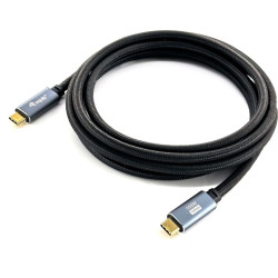 Equip 128357 USB kabelis USB 3.2 Gen 2 (3.1 Gen 2) 2 m USB C Melns