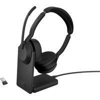 Jabra 25599-989-989 austiņas un brīvroku komplekts Vadu & Bezvadu Birojs / zvanu centrs Bluetooth Uzlādes statīvs Melns