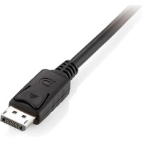 Equip 119339 DisplayPort kabelis 10 m Melns