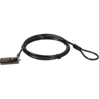 Conceptronic CUSTODIO01BN kabeļu slēdzene Melns 1,8 m