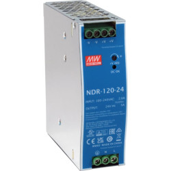 Level One LevelOne ind. Netzteil POW-2442 24VDC 120W DIN-Schiene    si