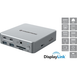Conceptronic DONN25G dokstacija Vadu USB 3.2 Gen 2 (3.1 Gen 2) Type-C Sudrabs