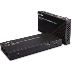 Lindy 150m Cat.6 HDBaseT KVM Extender, HDMI 4K60, USB 2.0&IR
