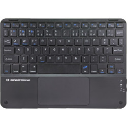 Conceptronic TOBIN01BPT tastatūra Universāls Bluetooth sistēma QWERTY Portugāļu Melns