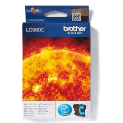 Brother LC980C tintes kārtridžs 1 pcs Oriģināls Tirkīzzils