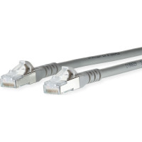 Metz Connect Patchkabel Cat.6A AWG 26, LSOH, grau, 15 m