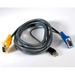 VALUE KVM Cable (USB) for 14.99.3222/.3223, black 3.0 m