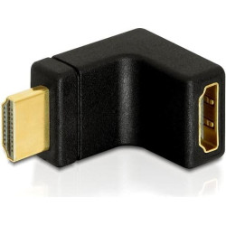 Delock Adapter HDMI male  HDMI female 90 up