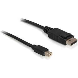Delock Cable Mini DisplayPort 1.2 male > DisplayPort male 4K 60 Hz 3.0 m