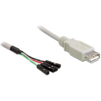 Kabelis USB 2.0 A F uz  PIN HEADER, Delock