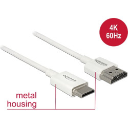 Delock Cable High Speed HDMI with Ethernet - HDMI-A male > HDMI Mini-C male 3D 4K 0.25 m Slim High Quality