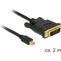 Delock Cable mini Displayport 1.1 male > DVI 24+1 male 2 m